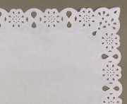 Serwetki dekoracyjne białe 30x40 cm – 100 szt., papierowe