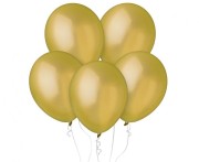 Balony Metaliczne Złote 11” (28 cm) – 100 sztuk, Klasyczna Elegancja