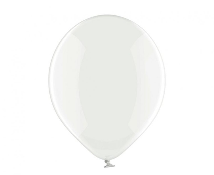 Balony Belbal Przeźroczyste 12” (30 cm) – 100 sztuk, Crystal Clear