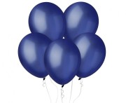 Balony metaliczne 28 cm Midnight Blue – 100 szt. niebieskie