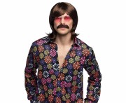 Koszula hippie XXL flower power – kolorowy strój retro na imprezę