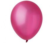 Balony metaliczne fuksja 28 cm – 100 szt. klasyczny kształt