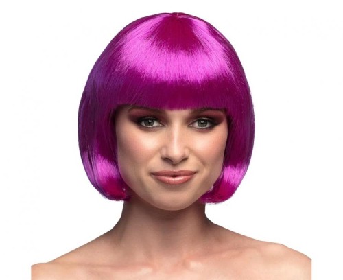 Fioletowa peruka Bob – krótka, uniwersalna, efektowna na imprezę