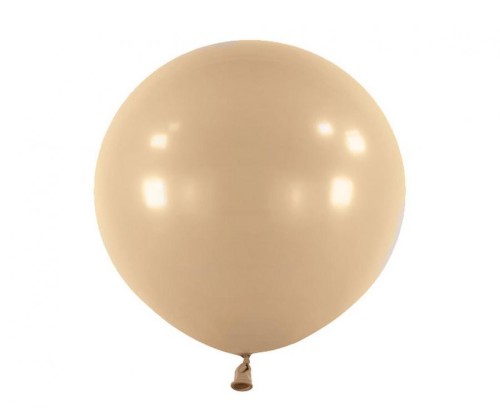 Balony lateksowe beżowe 61 cm – 4 szt. do eleganckich dekoracji