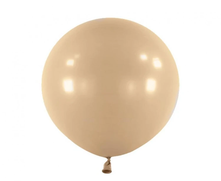 Balony lateksowe beżowe 61 cm – 4 szt. do eleganckich dekoracji