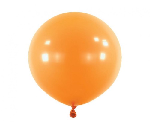 Pomarańczowe balony lateksowe 24" (61 cm), klasyczne – 4 sztuki