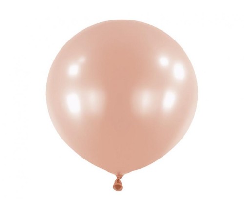 Różowe balony lateksowe 61 cm – klasyczny kształt, 4 sztuki