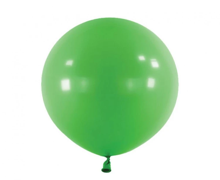 Zielone balony lateksowe 24" (61 cm), klasyczne – 4 sztuki