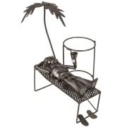 Stojak na Wino Metalowy – Relaks na Plaży z Humorem i Klasą  (3).png