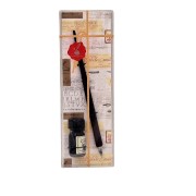 Zestaw Kaligraficzny z Drewnianym Piórem i Tuszem – Styl Vintage  (2).jpg