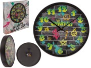 Zegar Ścienny Graffiti – Kolorowy, Miejski Design do Pokoju i Baru  (1).jpg