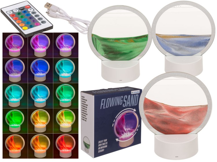 Obraz z Ruchomym Piaskiem LED – Hipnotyzująca Dekoracja z Pilotem i USB  (1).jpg