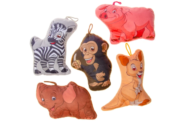 Pluszak Zwierzak z Zawieszką – Miękki Przyjaciel w 5 Wzorach (Mix)  (1).jpg