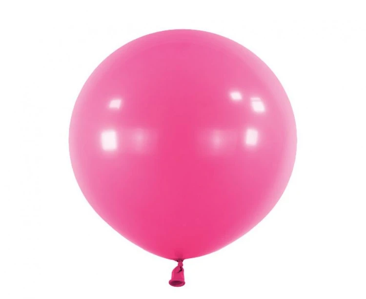 Różowe balony lateksowe 24” – duże, trwałe, 4 sztuki w zestawie