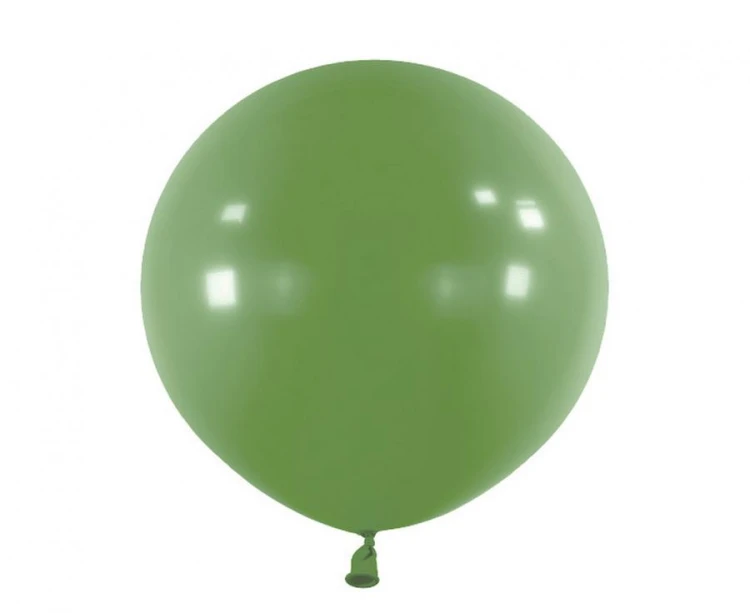 Zielone balony lateksowe 24” (61 cm) – duże, klasyczne, 4 sztuki