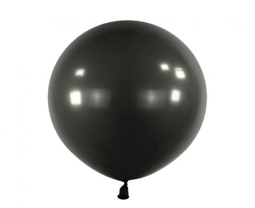 Czarne balony lateksowe 24” (61 cm) – trwałe i eleganckie, 4 sztuki