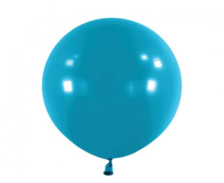 Niebieskie balony lateksowe 24” (61 cm) – trwałe i efektowne, 4 szt.