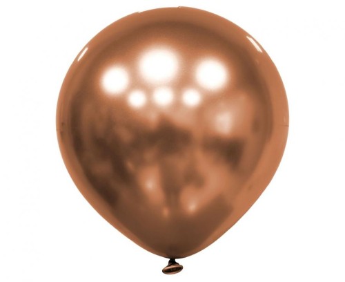 Balony chromowane rosegold 13 cm, 100 szt. na dekoracje imprez