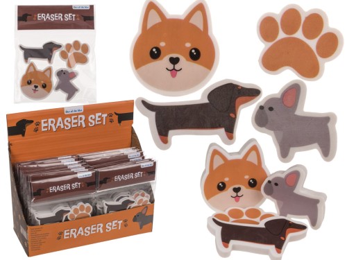 Zestaw Gumek Pieski – 4 Urocze Gumki do Ścierania w Kształcie Psów  (1).jpg