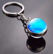 Brelok Neptun – szklana kula z planetą, kosmiczny dodatek średnica 2 cm .jpg