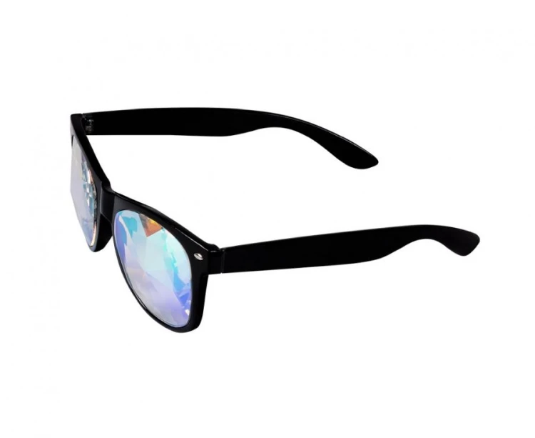Czarne okulary party Delirium – efektowne okulary imprezowe