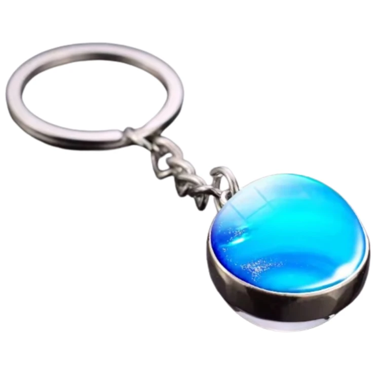 Brelok Neptun – szklana kula z planetą, kosmiczny dodatek średnica 2 cm.png