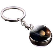 Brelok Saturn – Szklana Kula z Ilustracją Planety, średnica 2 cm.png