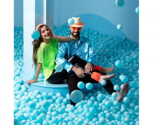 Koszula disco turkusowa XL – stylowa koszula imprezowa | Boland