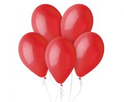 Balony Pastelowe Czerwone 30 cm – 100 szt. | Elegancka dekoracja