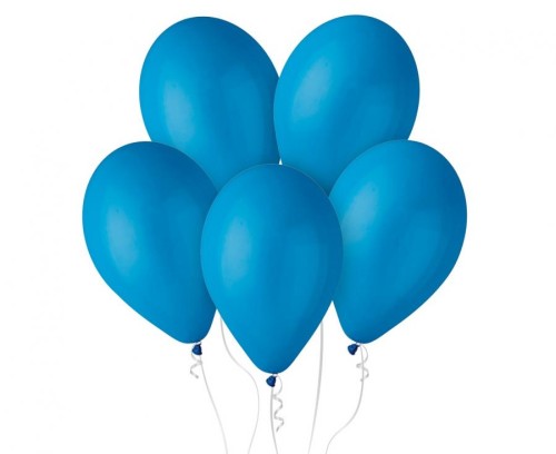 Balony pastelowe niebieskie 12” (30 cm) – 100 szt. | Gemar