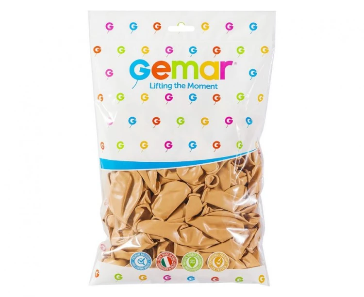 Balony pastelowe cieliste 12” (30 cm), 100 szt. – elegancka dekoracja