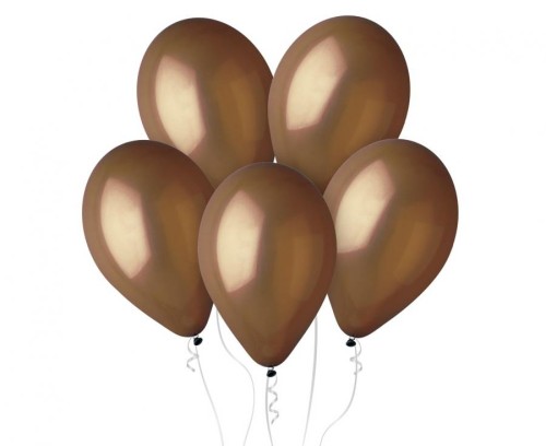 Balony pastelowe brązowe 12" (30 cm), 100 szt. – naturalna dekoracja