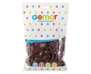 Balony pastelowe brązowe 12" (30 cm), 100 szt. – naturalna dekoracja