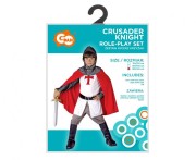 Strój Rycerza Krzyżaka dla Dziecka 130/140 – Kostium na Bal i Przebrania