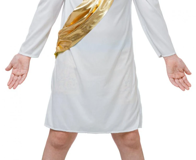 Strój Anielskiego Strażnika dla chłopca 130/140 cm – szata, skrzydła, opaska