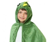 Strój Smoka dla Dzieci – Kostium Karnawałowy z Kapturem, Zielony