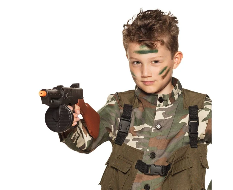 Karabin maszynowy mafii – replika Pepeszy Tommy Gun do przebrania