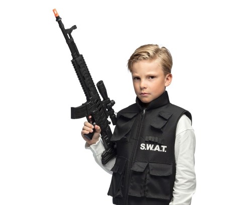 Karabin SWAT 68 cm – realistyczna zabawka dla dzieci i fanów militariów
