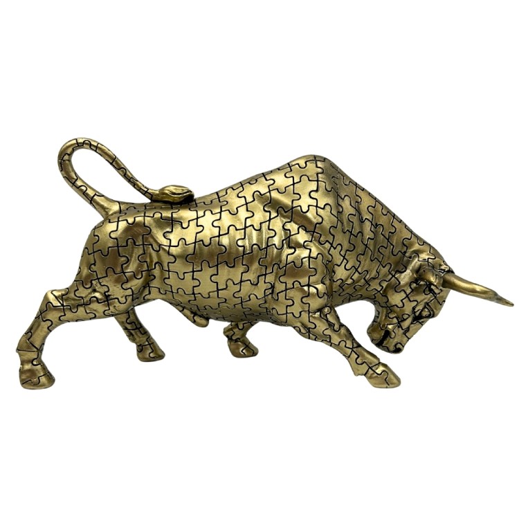 Złota figurka byka – dekoracja siły, sukcesu i prestiżu 33 cm  (1).jpg