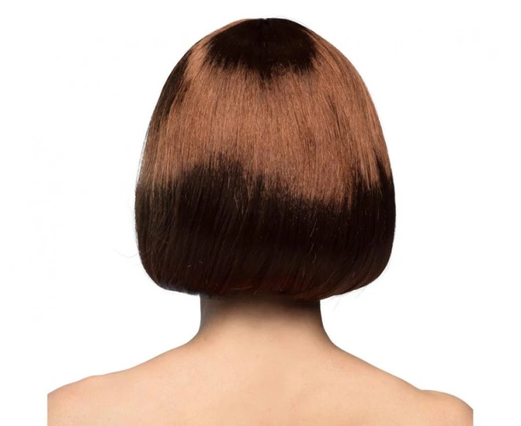 Brązowa Peruka Bob – Elegancka Fryzura na Imprezę i Karnawał