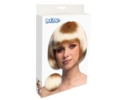 Peruka Kabaret Blond – Krótkie Włosy z Grzywką na Imprezę