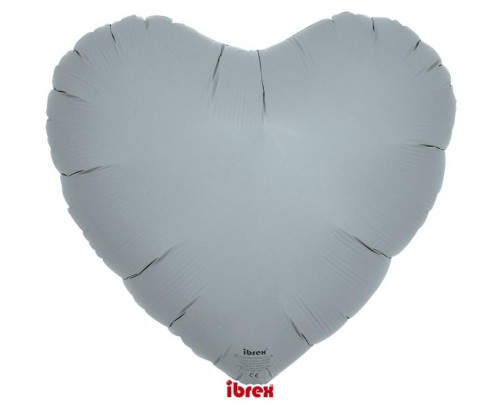 Balony Foliowe Serce 14" Blue Gray – 5 sztuk do napełnienia helem