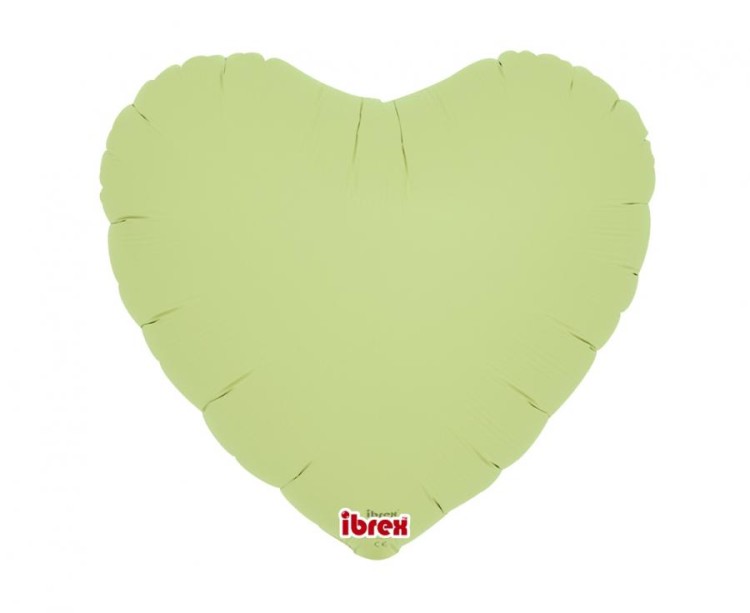 Balony Foliowe Serce 35 cm Pastelowa Zieleń – 5 Sztuk na Hel