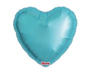 Balony Foliowe Serce Jasnoniebieskie 35 cm – 5 Sztuk na Hel