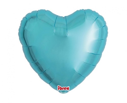 Balony Foliowe Serce Jasnoniebieskie 35 cm – 5 Sztuk na Hel