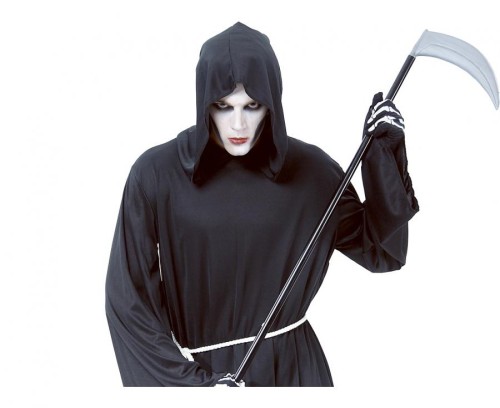 Strój Ponury Żniwiarz dla Dorosłych – Kostium z Kapturem na Halloween