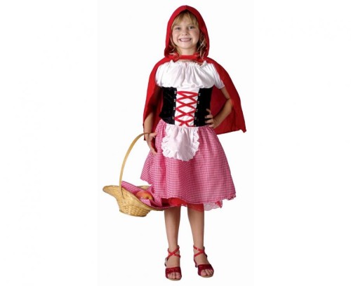 Strój Czerwony Kapturek dla Dzieci – Kostium Karnawałowy 130/140 cm