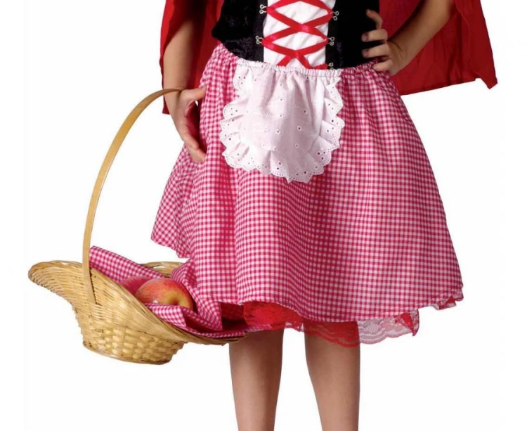 Strój Czerwony Kapturek dla Dzieci – Kostium Karnawałowy 130/140 cm