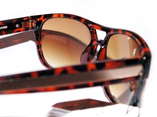 Okulary przeciwsłoneczne ciemne wzór Pantera Reflexx Visions 1