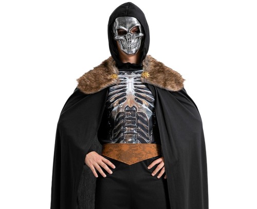 Strój Wojownika dla Dorosłych M – Maska, Kaptur, Peleryna, Pasek